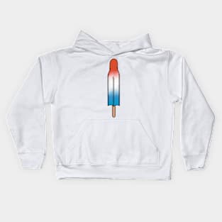 Watercolor Rocket Pop Popsicle Kids Hoodie